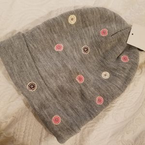 New gray Nordstrom David and young beanie hat